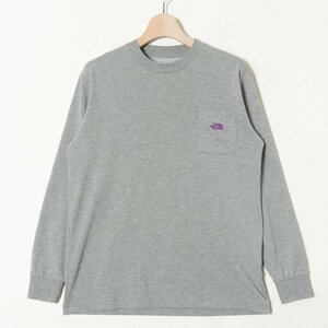 THE NORTH FACE ノースフェイス 長袖Tシャツ ロンT ポケット クルーネック グレー 灰色 WL レディース 婦人 女性 アウトドア インナー