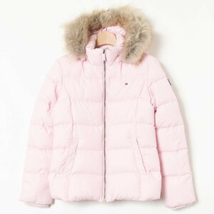 TOMMY HILFIGER down jacket bruson Tommy Hilfiger pink outer hood removal and re-installation outer garment one Point Junior child autumn winter 152cm