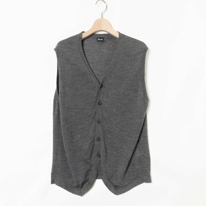 Harrods Harrods made in Japan cashmere .V neck knitted the best piling put on plain 3 wool gray simple casual 