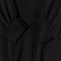 antiqua patterntorso 六分袖ワンピース パターントルソー アンティカ ドルマン とろみ感 綺麗め カジュアル ブラック 黒 シンプル ポリ_画像8
