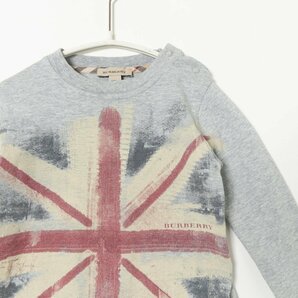 Burberry バーバリー ロンT カットソー トップス イギリス国旗 92cm グレー 子供服 アメカジの画像3