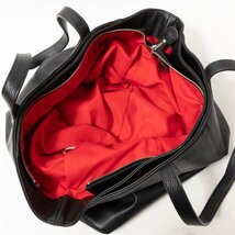 Un coeur アンクール トートバッグ ショルダーバッグ 肩掛け鞄 手持ち フェイクレザー 合皮 ビジネス カジュアル B4 A4 大容量 男女兼用_画像9
