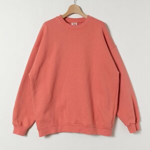 FREAK'S STORE フリークスストア HEAVY SWEAT クルーネック スウェット ピンク フリーサイズ ゆったり 裏起毛 コットン 綿 カジュアル 定番