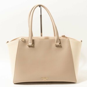 Samantha Thavasa トートバッグ ショルダーバッグ ボトルケース サマンサタバサ ３点セット グレージュxアイボリー bag 鞄 婦人 レディース