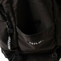 MILKFED ミルクフェド NEO BIG BACKPACK ネオビック リュックサック バックパック ブラック 黒 ポリエステル PC収納 通勤 通学 無地_画像10