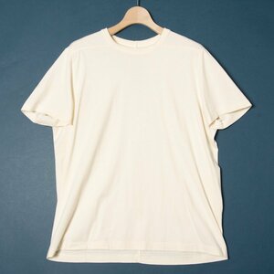 【1円スタート】メール便○ Rick Owens リックオウエンス S/S 22 半袖Tシャツ カットソー トップス シンプル 無地 ベージュ メンズ