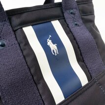 POLO GOLF RALPH LAUREN ポロゴルフ ラルフローレン ミニ ハンドバッグ ナイロン ネイビー 紺 ユニセックス メンズ レディース スポーツ_画像6