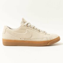 NIKE ナイキ AA3962-001 BLAZER ブレーザー ローカットスニーカー シューズ 24cm スエード レザー アイボリー系 レースアップ 靴_画像1