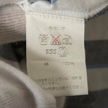 【1円スタート】BROOKS BROTHERS ブルックスブラザーズ ストライプ長袖ボタンダウンシャツ 綿オックス カジュアル 青×白 BB1 USA製_画像7