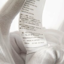 【1円スタート】ENFOLD エンフォルド 左袖配色長袖Tシャツ カットソー トップス 綿100％ オーバーサイズ カジュアル 白×緑 38 日本製_画像7