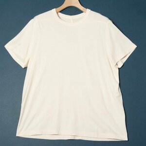 【1円スタート】メール便○ Rick Owens リックオウエンス S/S 22 半袖Tシャツ カットソー トップス シンプル 無地 オフ白 メンズ