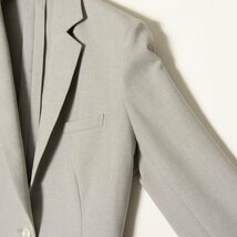 ORIHICA オリヒカ セットアップ スーツ ジャケット スラックスパンツ 無地 薄手 9 ポリエステル100% ライトグレー 綺麗め カジュアル_画像4