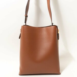 【1円スタート】未使用タグ付き EPOR ロペ エポール Y BAG Shoulder M サイドジップショルダーバッグ 肩掛け 婦人鞄 ブラウン 合成皮革 鞄