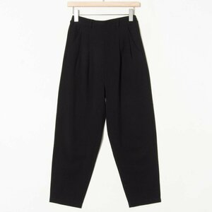 HARE Hare waist rubber tapered slacks pants bottoms black black F lady's woman woman casual mode adult simple 