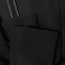 PINKY&DIANNE ピンキーアンドダイアン ノーカラージャケット 羽織 無地 36 ポリエステル100% ブラック 黒 綺麗め カジュアル フォーマル_画像5