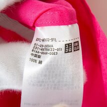 メール便◯ タグ付き 未使用品 UNIQLO and MARNI ユニクロ マルニ バックボタン ノースリーブ ブラウス ピンク 桃 M レディース 婦人_画像5