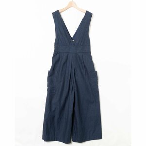 liflattie shipslif Latte . Ships made in Japan no sleeve all-in-one plain pants flax linen navy navy blue natural casual 