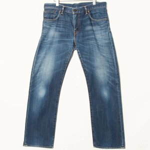 Levi's リーバイス 502 サイズW34L33 デニムパンツ ジーパン ジーンズ インディゴ 青/ブルー ジップフライ メンズ カジュアル アメカジ