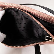 【1円スタート】kate spade NEW YORK ケイトスペード ニューヨーク 2WAY ショルダーバッグ トートバッグ ピンクブラウン ブラック bag 鞄_画像7