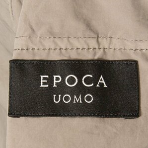 EPOCA UOMO エポカ ウォモ サイズ46 ジップアップ ジャケット 裏無し ポリエステル混 灰色/グレー系 メンズ カジュアル 三陽商会 古着の画像6