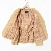 Burberry london バーバリー シングルジャケット 上着 羽織 無地 肩パッド入り 40 綿 コットン ベージュ 綺麗め カジュアル フォーマル_画像6