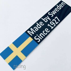 ボルボ made by Sweden Since 1927ステッカー スウェーデン /t4 v50 v40 v60 v70 v90 xc40 xc60 xc70 xc90 240 940 ポールスター rデザイン