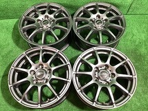 A－TECH シュナイダー 15インチアルミホイール 6.0J ＋45 5H PCD114.3 4本セット C1-4 EM_画像1