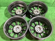 A－TECH シュナイダー 15インチアルミホイール 6.0J ＋45 5H PCD114.3 4本セット C1-4 EM_画像6