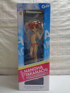  Magical Girl Lyrical Nanoha The MOVIE 1st height block .. is swimsuit ver. 1/4 scale figure Gift unopened goods prompt decision 