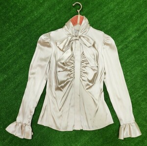  wonderful! Blumarine Blumarine silk satin. blouse 