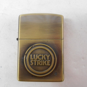 大雅堂4130 ZIPPO ジッポーライター LUCKY STRIKE ラッキーストライク ZIPPO マット加工 立体 中古品 越前蔵うぶだしの画像10