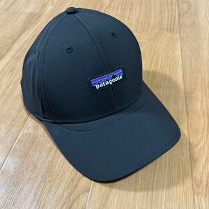 新品　パタゴニア　キャップ　ロゴ　黒　ブラック 帽子 patagonia