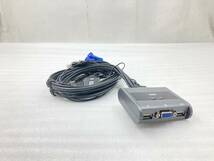 複数入荷　●SANWA SUPPLY SW-KVM2UUSN 手元スイッチ付き　中古動作品_画像2