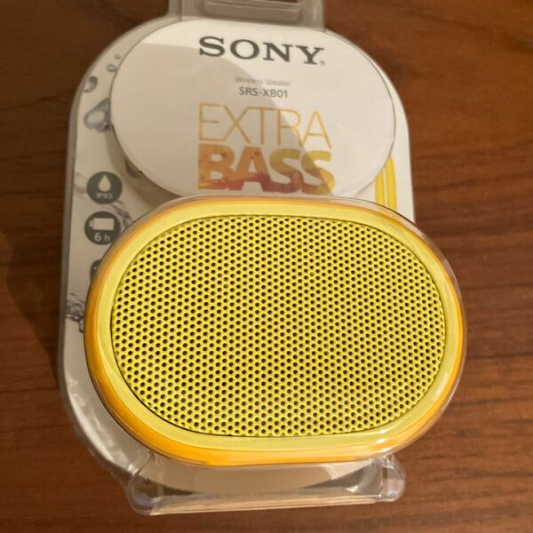 新品 SONY ワイヤレス スピーカー SRS-XB01 yellow 