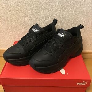 スニーカー PUMA プーマ CILIA WEDGE シリア ウェッジ 393915 03BLK