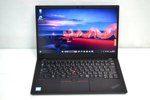 Lenovo ThinkPad X1 Carbon 2019 Core i5-8365u メモリー8G SSD256G 14インチフルHD液晶 Webカメラ Wifi Windows11