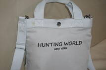 未使用”HUNTING WORLD布地ショルダーバッグ”_画像2