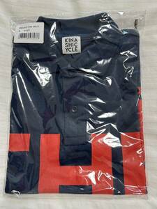 *KINASHI CYCLE* polo-shirt [THE GOLF] navy size S new goods unused goods!