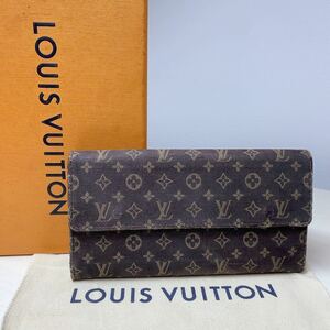 A029【正規品】LOUIS VUITTON ルイヴィトン モノグラム ミニラン ポルトフォイユサラ 二つ折り財布 長財布 ウォレット M95234/TH0096