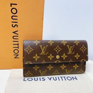 A037【外観極美品】LOUIS VUITTON ルイヴィトン モノグラム ポルトトレゾール インターナショナル 長財布 ウォレット M61215/TH0916