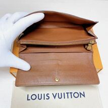 A047【美品】LOUIS VUITTON ルイヴィトン モノグラム ポルトフォイユ サラ二つ折り財布 長財布 ウォレット M61734/SP0097_画像4