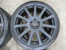 【レクサスCT200ｈ】Carlsson　ｃｓ1/11　19Ｘ8Ｊ　+45　5/100　【マッドブラック塗装】FORTUNA 215/35Ｒ19　2022年製　バランス調整済_画像5