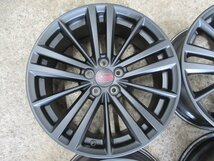 【インプレッサスポーツ　GP】SUBARU純正17X7.0J　+48　5/100【マッドブラック】BRZ　インプレッサG4　XV　フォレスターSJ5　エクシーガ_画像5