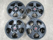 【パジェロミニ】MITSUBISHI　純正ホイール　15X5.5J+46　5/114.3　【マッドブラック塗装】 レッドスリーダイア　ENKEI製_画像1