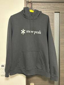 snow peak スノーピーク　パーカー　ブラックサイズM 美品