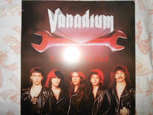 [LP] VANADIUM / A RACE WITH THE DEVIL 83年2nd イタリア様式美ハードロック Deep Purple