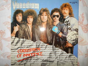 [LP] VANADIUM / Corruption Of Innocence 87年5th イタリア様式美ハードロック Deep Purple