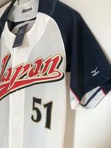 未使用　WBC イチロー ユニフォーム MＬ　2006 JAPAN SAMURAI 日本代表 ミズノ MIZUNO_画像3