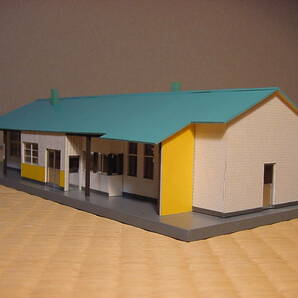 HOサイズ JR北海道札沼線 旧石狩月形駅 駅舎模型 202２年解体の駅舎模型の画像4