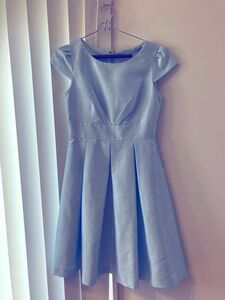 ワンピース ドレス　エレガンス　マイルピア日本製水色　　　　　　結婚式新品